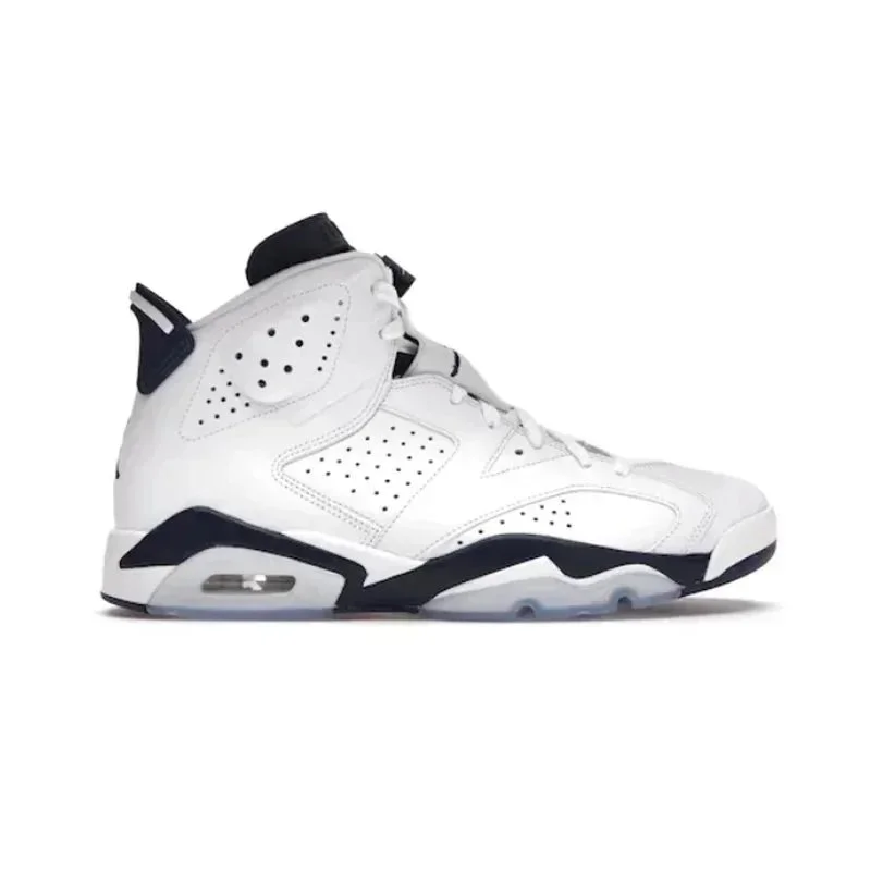 Jordan Nike Air Jordan 6 White/Black Sneakers White - 1