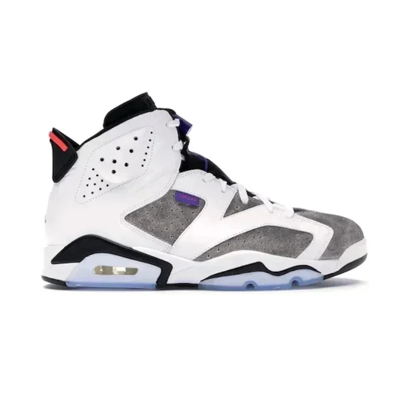 Jordan Nike Air Jordan 6 White Grey Black Sneakers White - 1