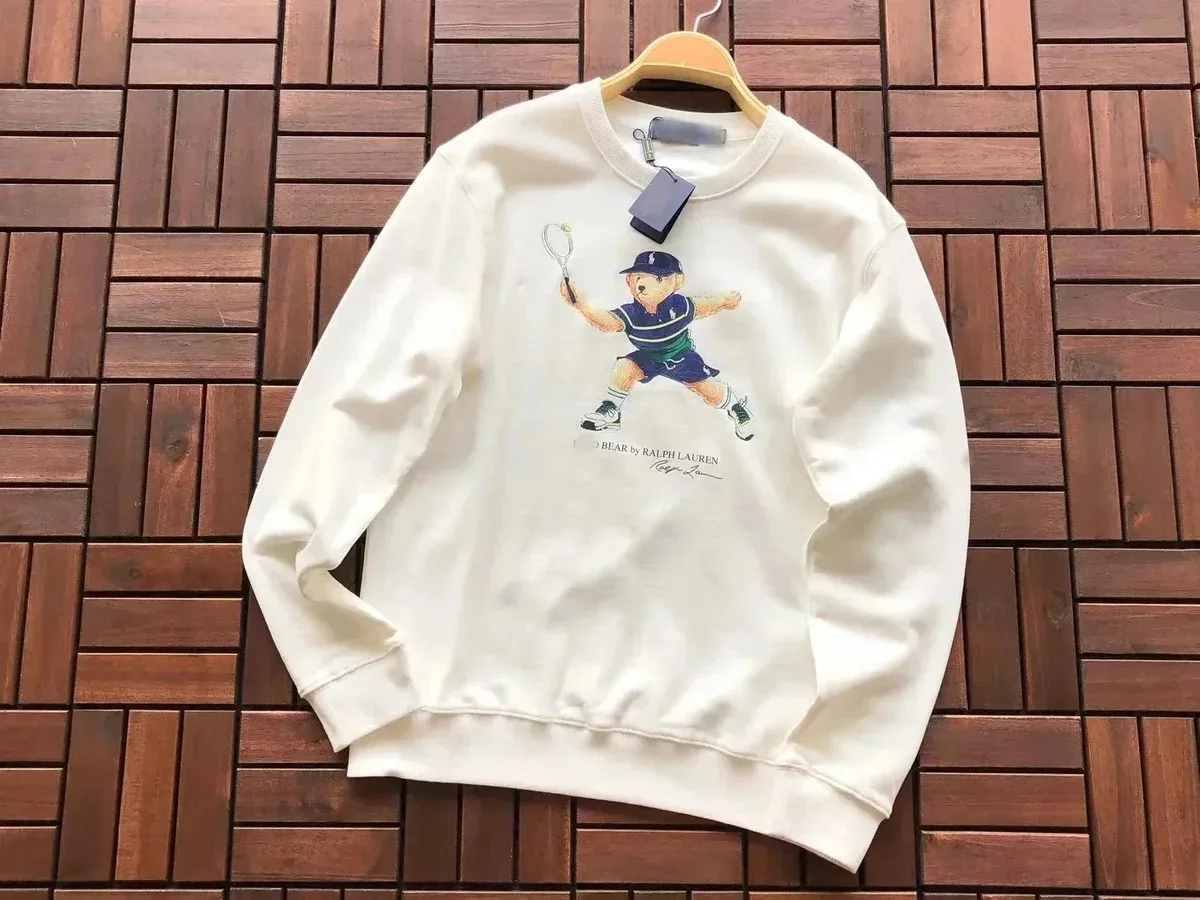 Polo Ralph Lauren Ralph Lauren Polo Bear Tennis Sweatshirt White White - 1