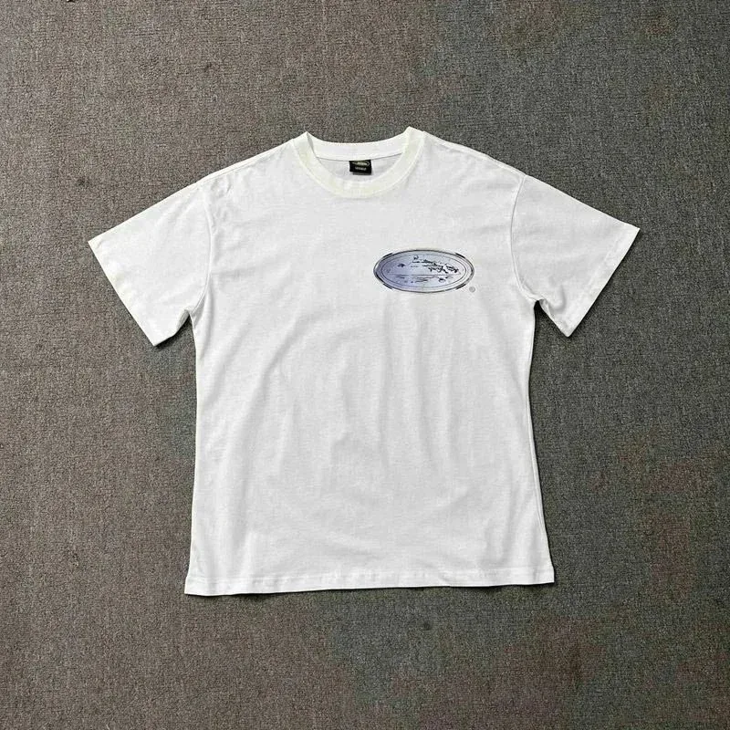 Supreme White Solid T-Shirt with Front Graphic White - 1