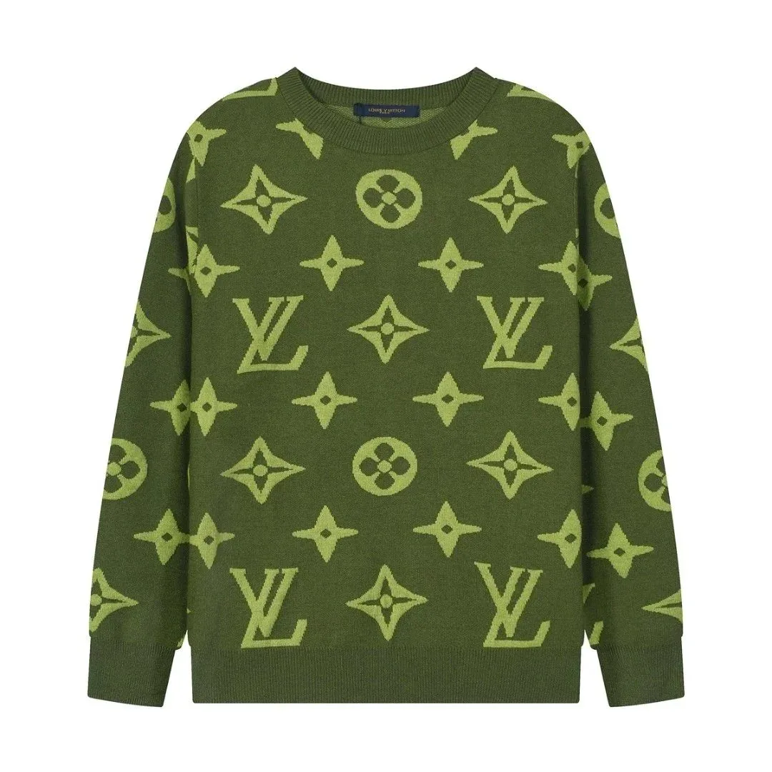 Louis Vuitton Louis Vuitton Monogram Sweater Green Green