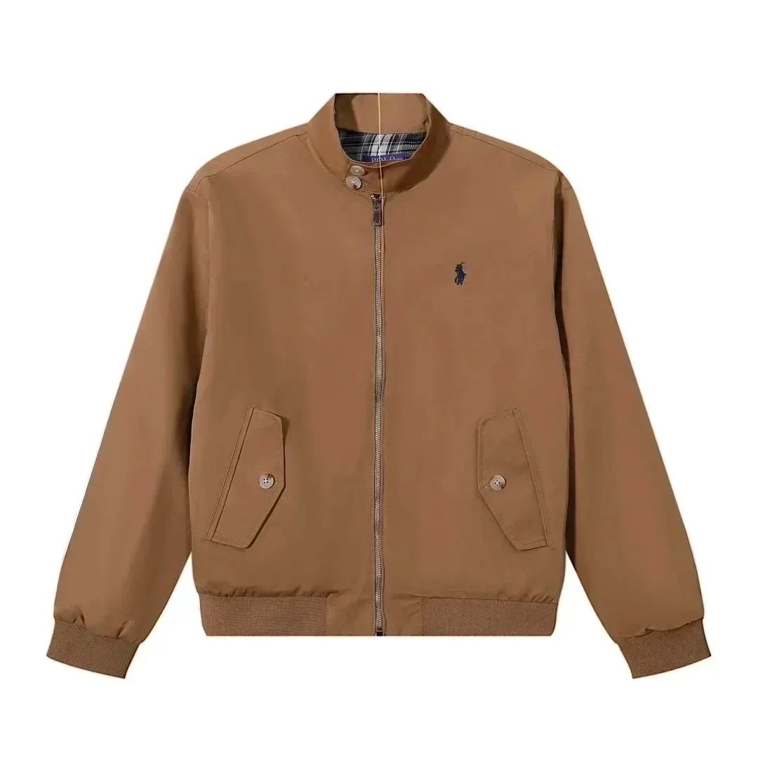 Polo Ralph Lauren Polo Ralph Lauren Big Pony Khaki Bomber Jacket Brown - 1