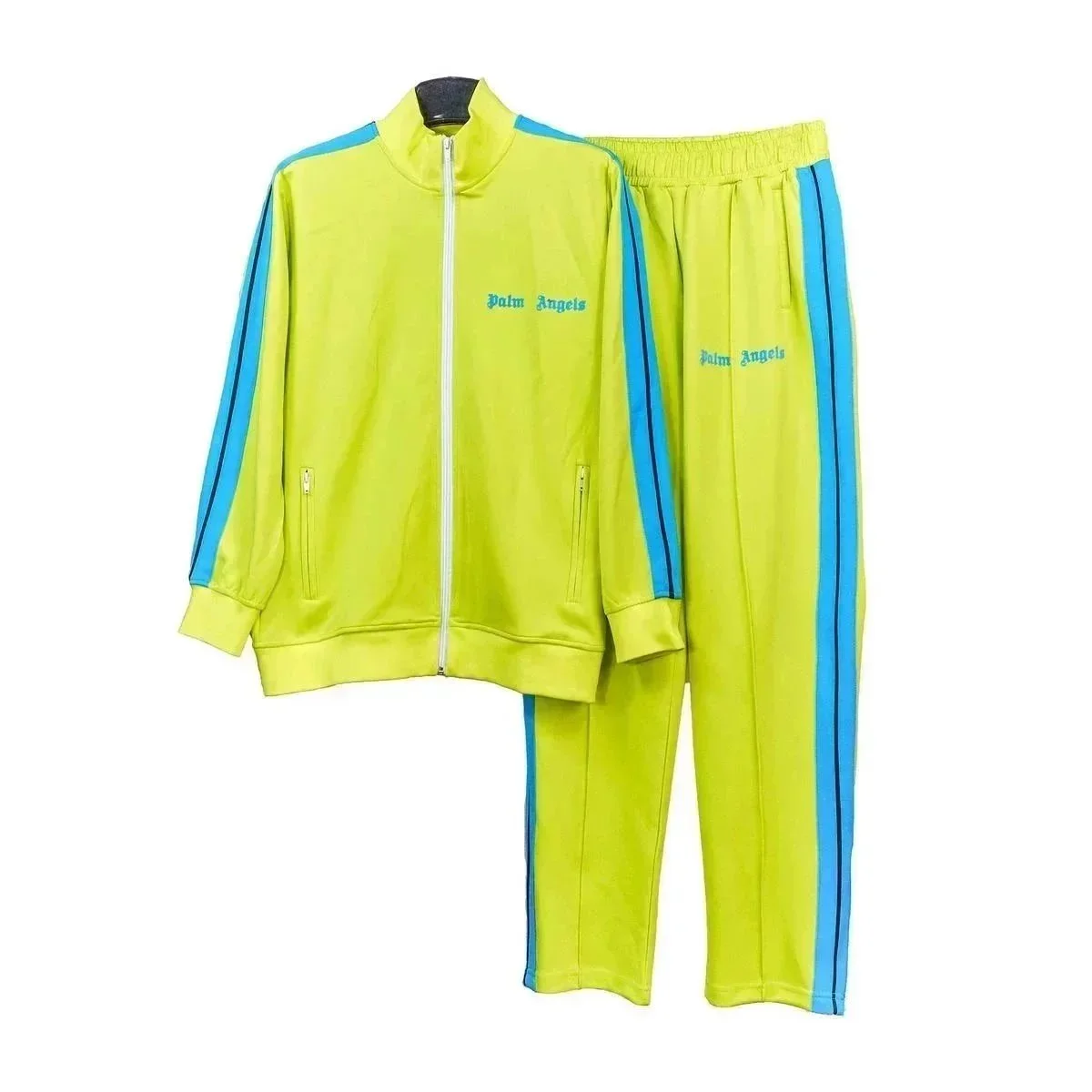 Palm Angels Palm Angels Bear Yellow Track Suit Set Yellow - 1