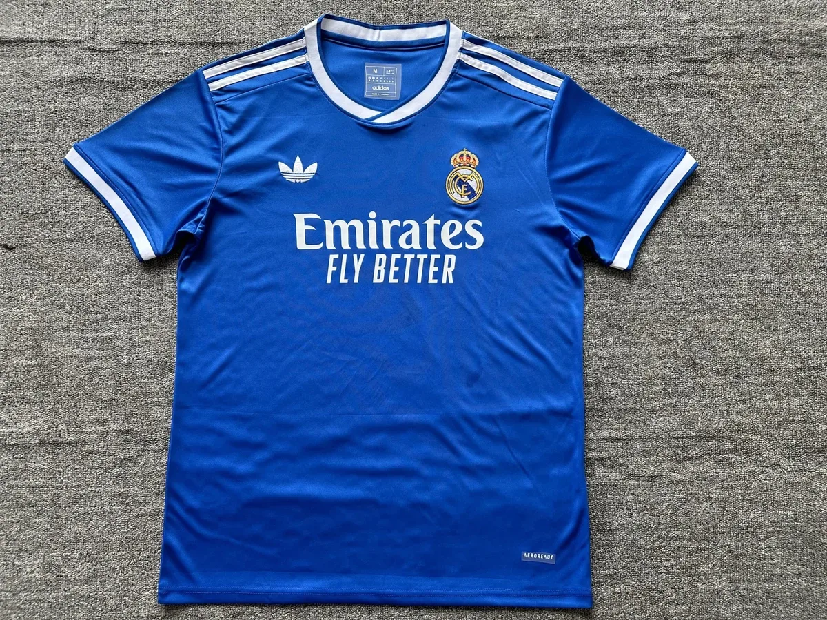 Real Madrid Adidas Real Madrid Blue Home Jersey Blue - 1