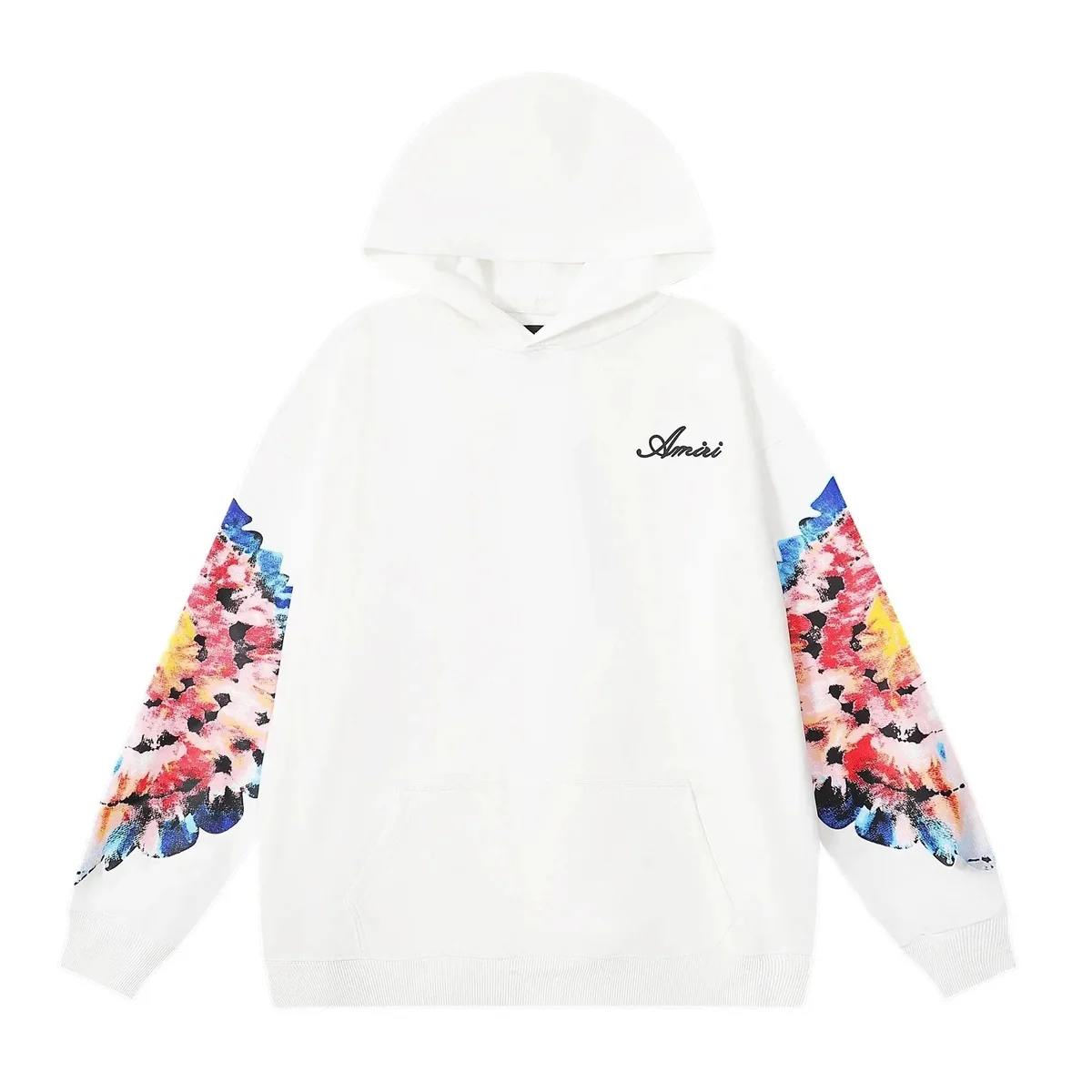 Amiri Amiri White Painted Wing Hoodie White - 1