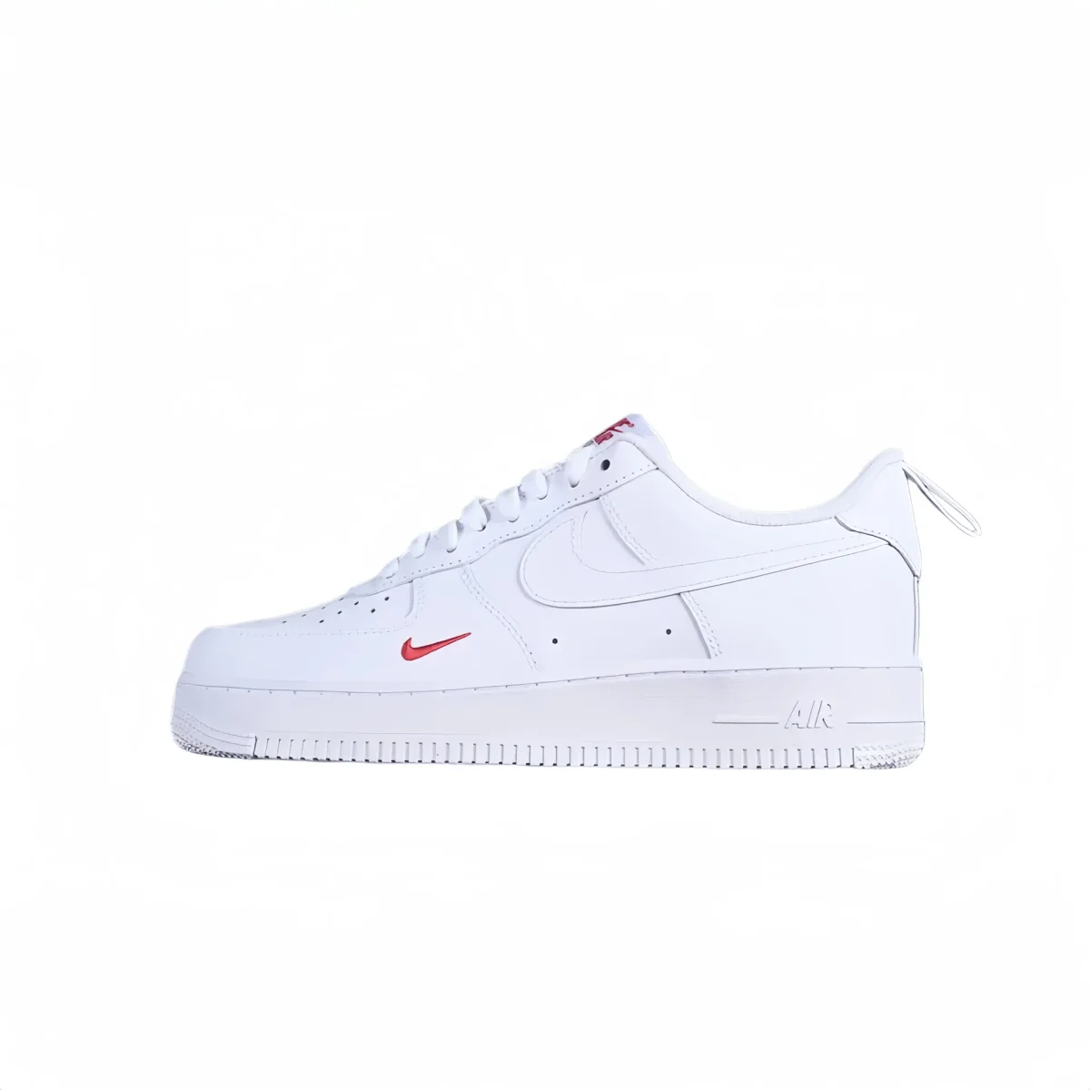 Nike Nike Air Force 1 White Red Sneakers White - 1