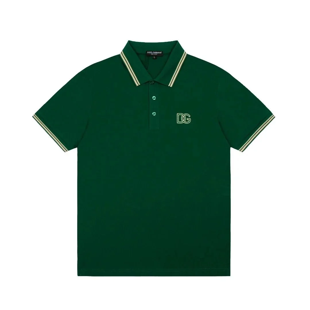 Dolce & Gabbana Dolce & Gabbana Green DG Logo Polo Shirt Green - 1