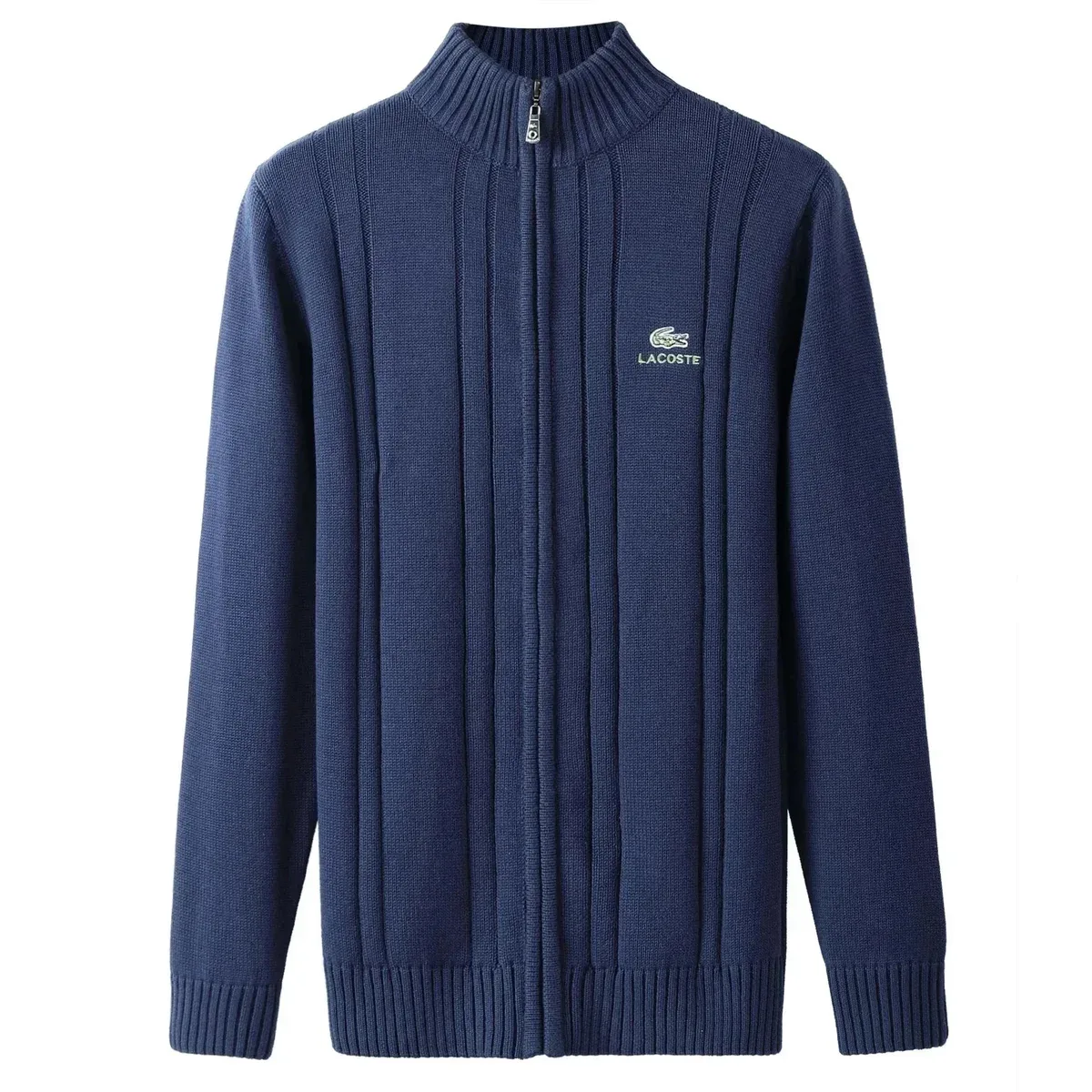 Lacoste Lacoste Blue Full-Zip Sweater Cardigan Navy - 1