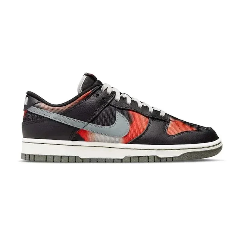 Nike Nike Dunk Low Black/Orange/White Sneakers Black - 1