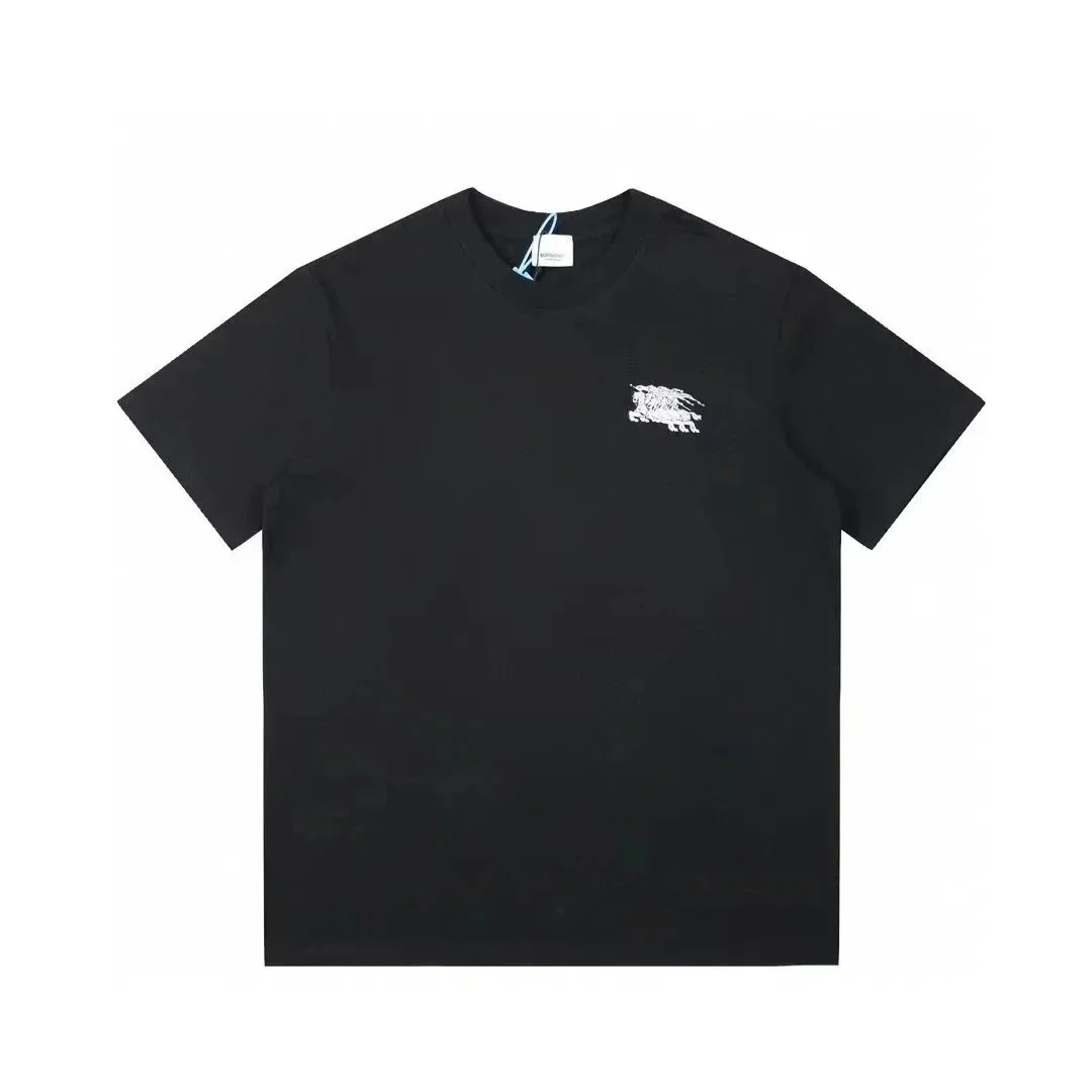 Burberry Burberry Black Equestrian Knight T-Shirt Black - 1