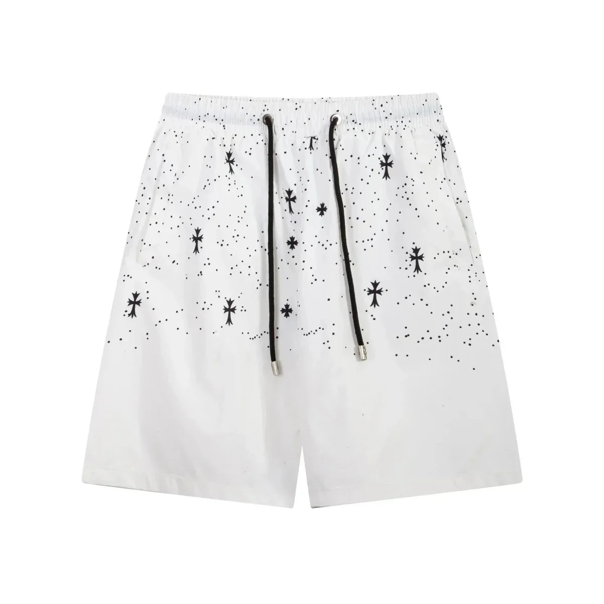 Chrome Hearts Chrome Hearts White Cross Print Shorts White - 1