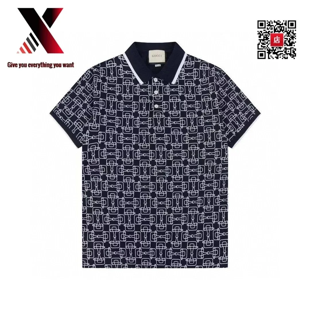 Gucci Gucci Horsebit Polo Shirt Navy Navy - 1