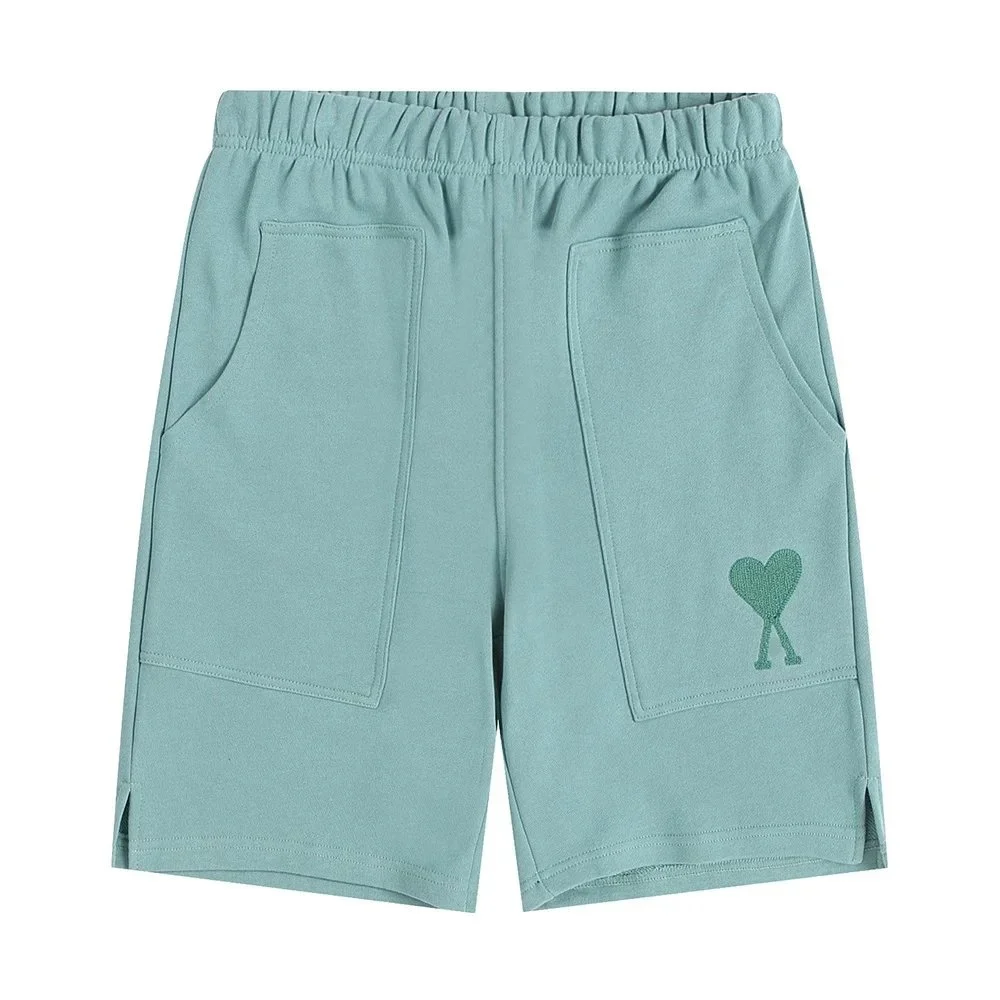 Acne Studios Acne Studios Face Solid Mint Shorts Green - 1