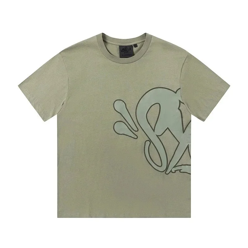 Essentials Unisex Green Graphic T-Shirt Green - 1