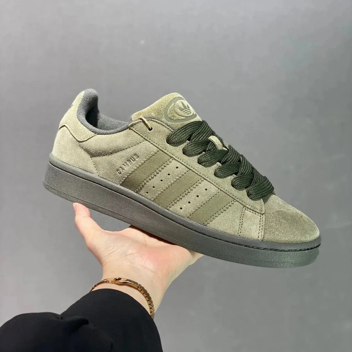 Adidas Adidas Campus Olive Green Sneakers Green