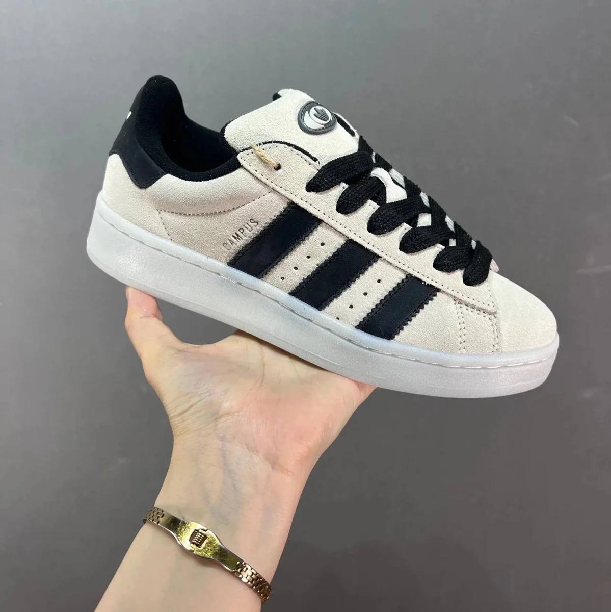 Adidas Adidas Campus White/Black Sneakers White