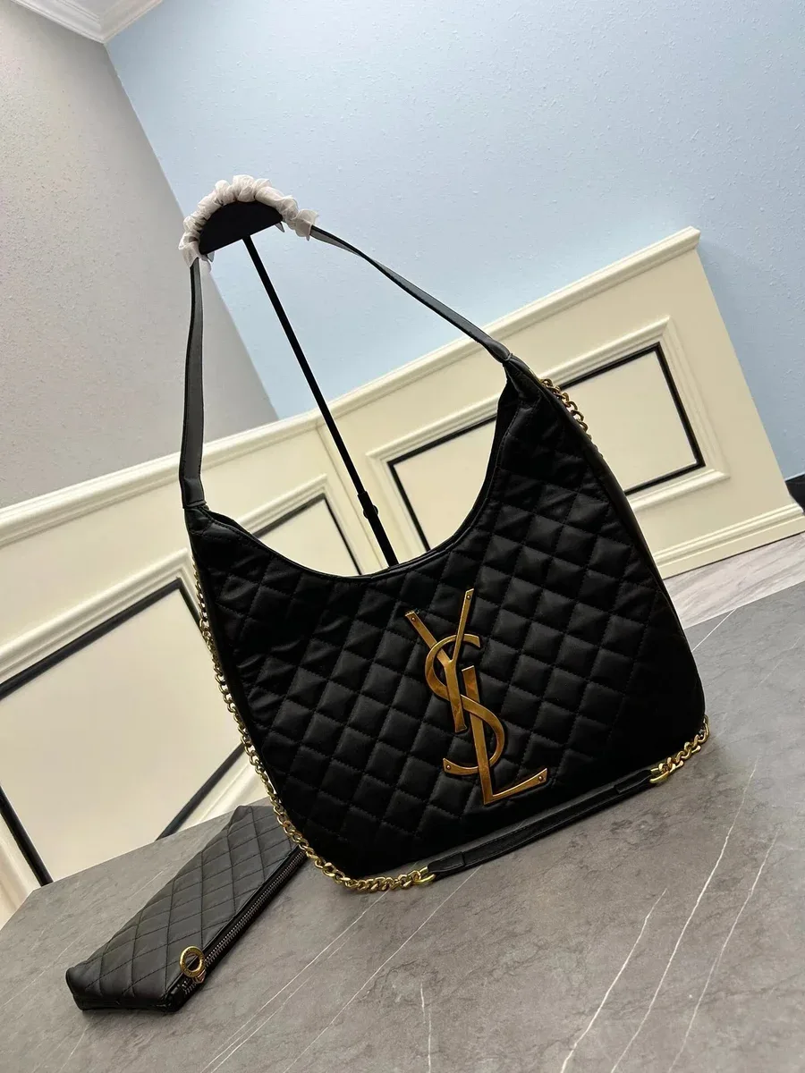Saint Laurent Saint Laurent Sac de Jour Black Quilted Leather Handbag Black - 1