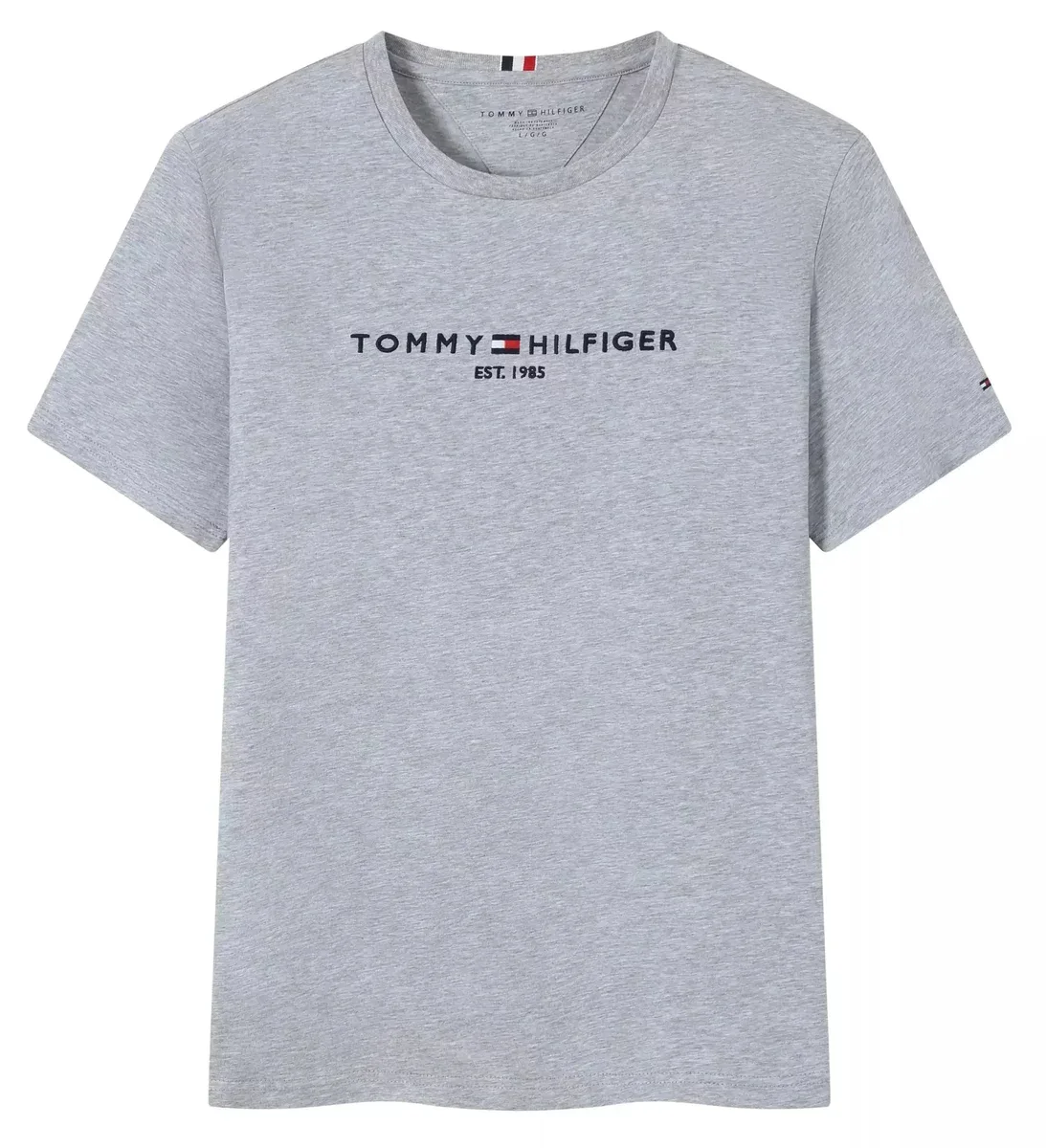 Tommy Hilfiger Tommy Hilfiger Grey Logo T-Shirt Grey - 1