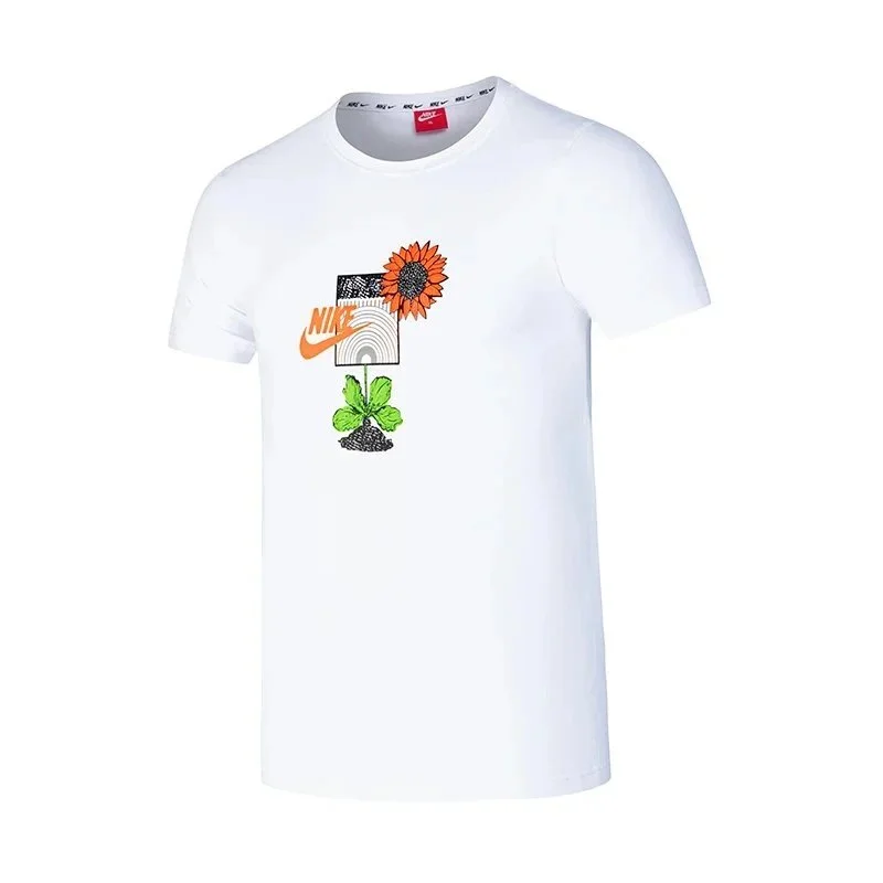 Nike Nike White Sunflower Graphic T-Shirt White - 1