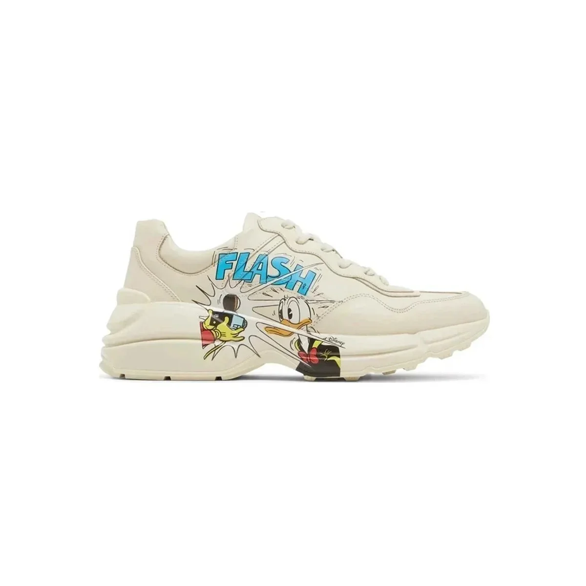 Gucci Gucci Rhyton Donald Duck White Sneakers White - 1