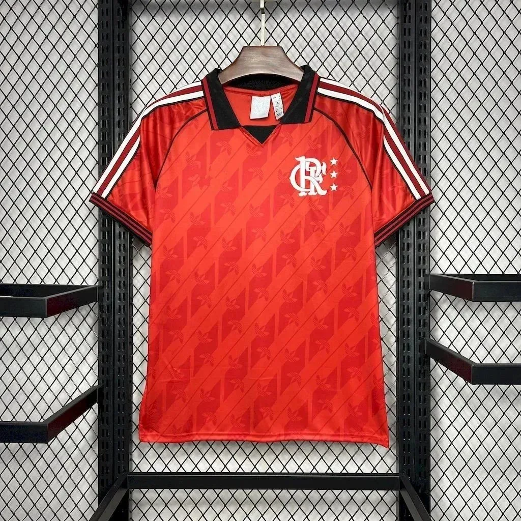 Adidas Adidas Flamengo Jersey Red White Soccer Shirt Red - 1