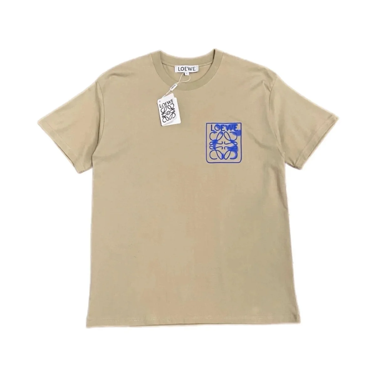 Loewe Loewe Beige Anagram T-Shirt Beige - 1