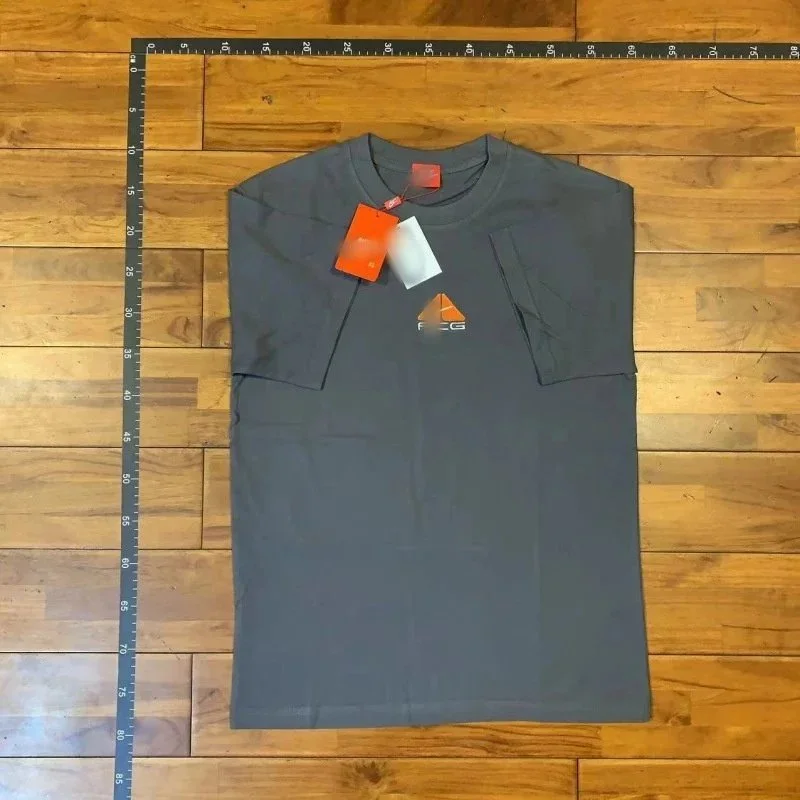 Nike ACG Grey Solid T-Shirt Grey - 1