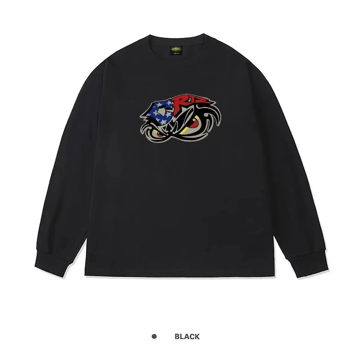 Other Black Long Sleeve Graphic Tee Black - 1