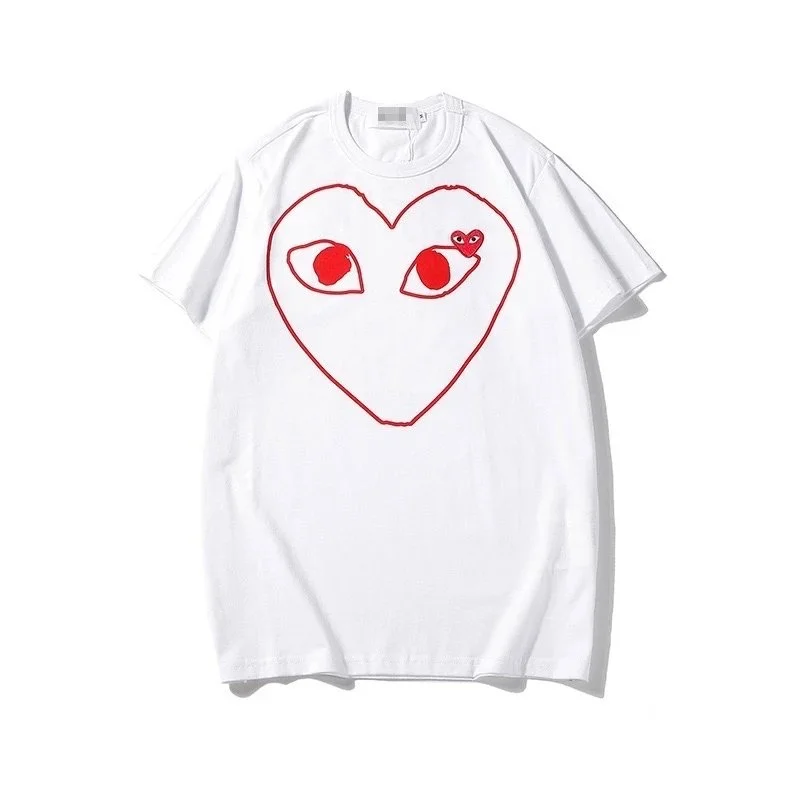 Comme des Garçons Comme des Garçons Heart Eyes T-Shirt White White - 1