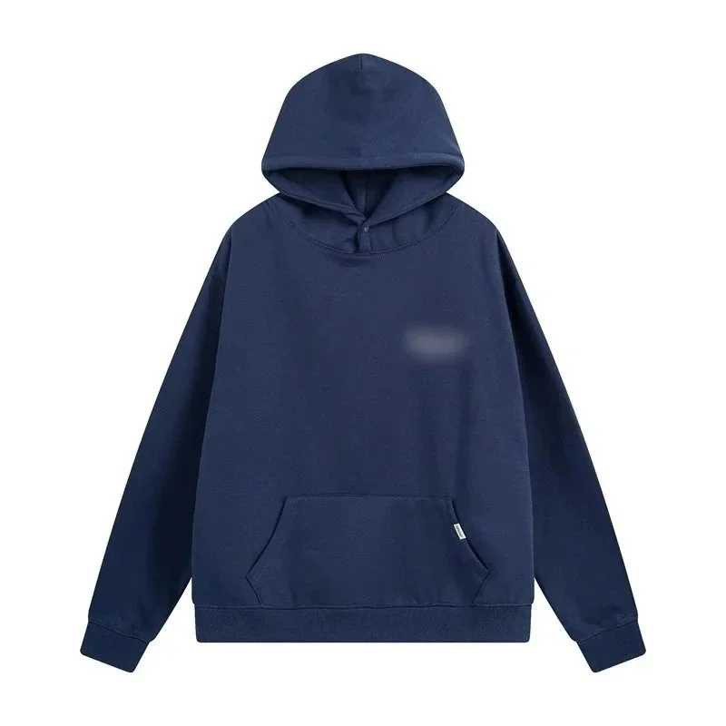 Other Navy Solid Hoodie Sweatshirt Navy - 1