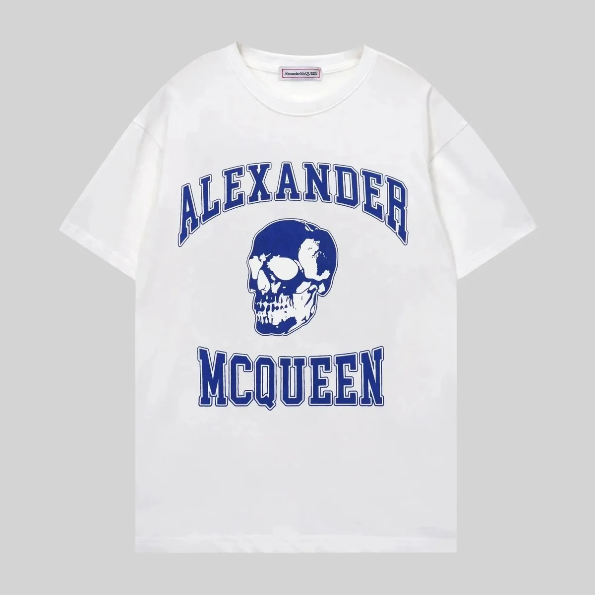 Alexander McQueen Alexander McQueen Skull Print T-Shirt White White - 1