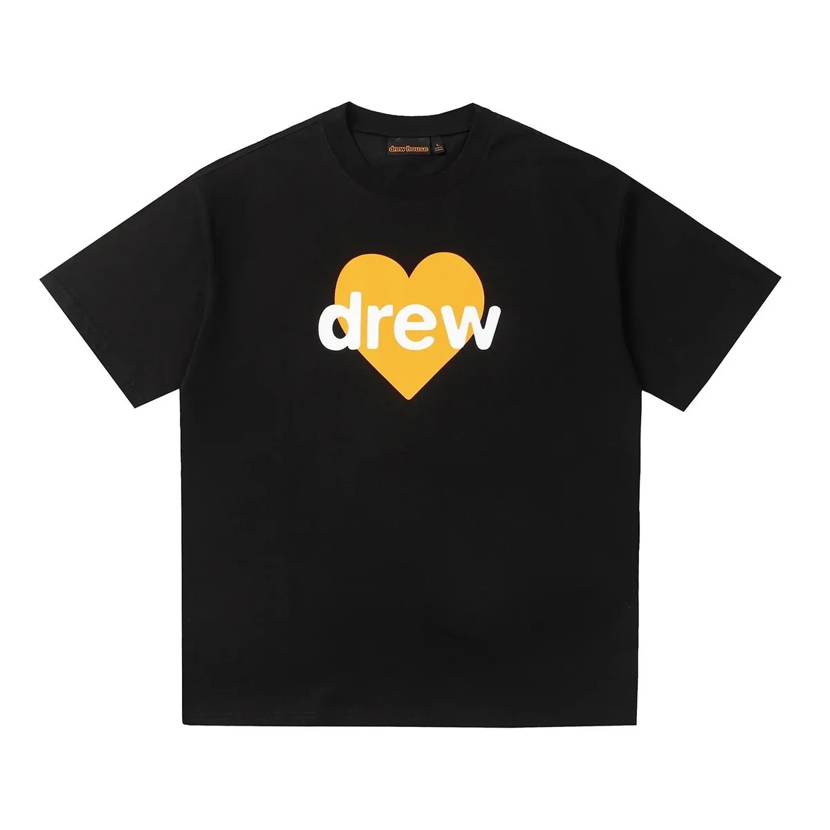 Drew House Drew House Black Heart 'drew' T-Shirt Black - 1
