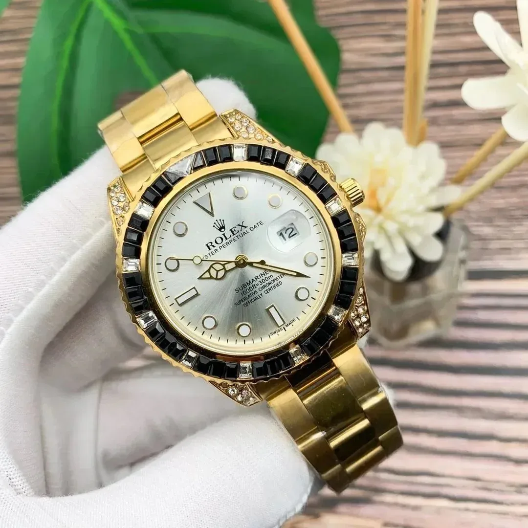 Rolex Rolex Submariner Gold & Diamond Watch Gold - 1