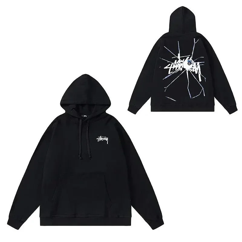 Stussy Stussy Black Eye Print Hoodie Black - 1