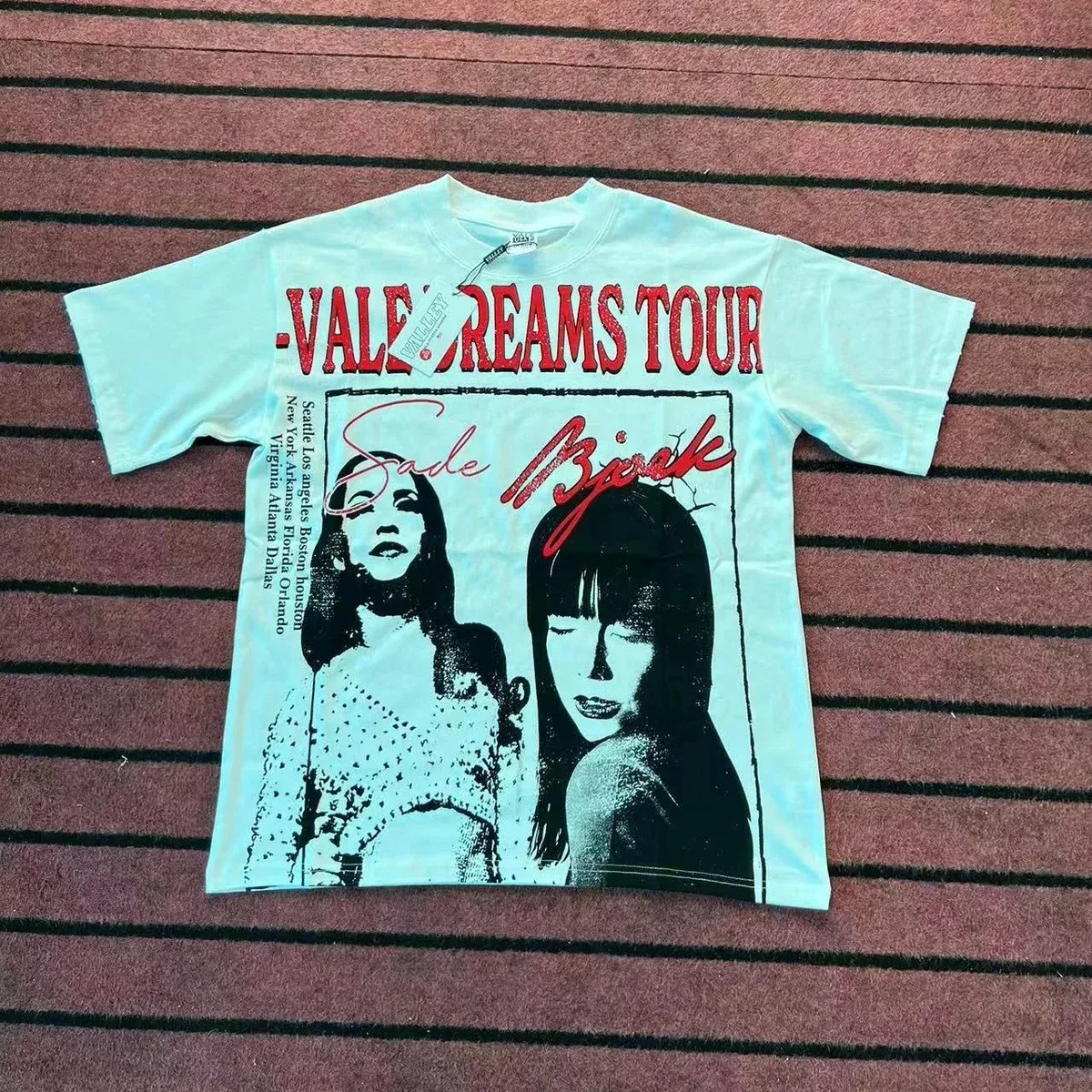 Other Sade Birk - Vale Dreams Tour T-Shirt White White - 1