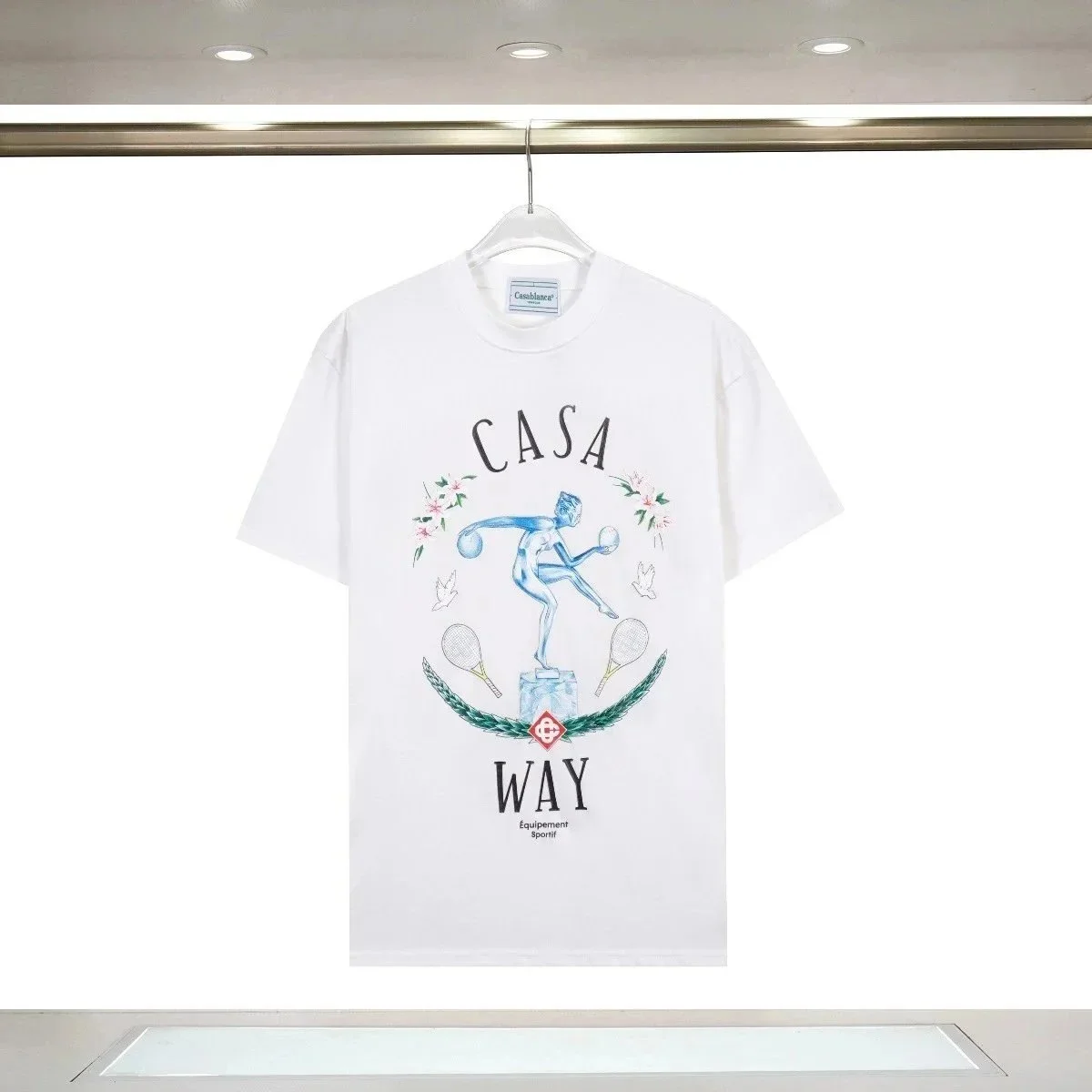 Casablanca Casablanca Casa Way White T-Shirt White - 1