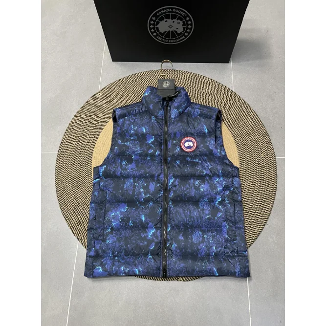 Canada Goose Canada Goose Chilliwack Blue Marble Puffer Vest Blue - 1