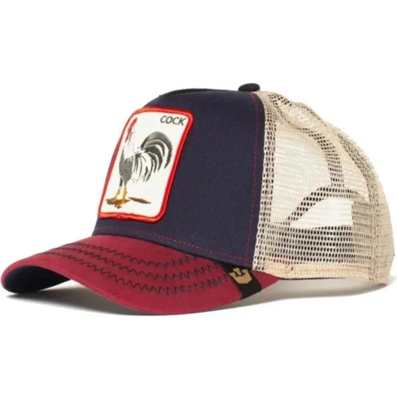 Goorin Bros. Goode Co. Cock Patch Trucker Cap Navy/Red Navy - 1
