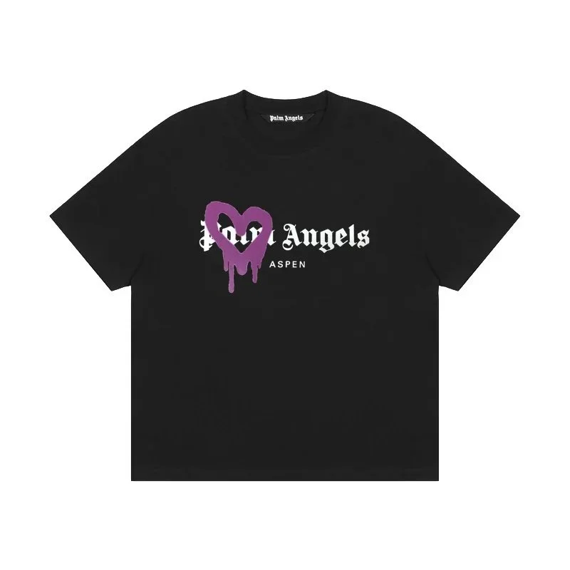 Palm Angels Palm Angels Aspen Black T-Shirt Black - 1