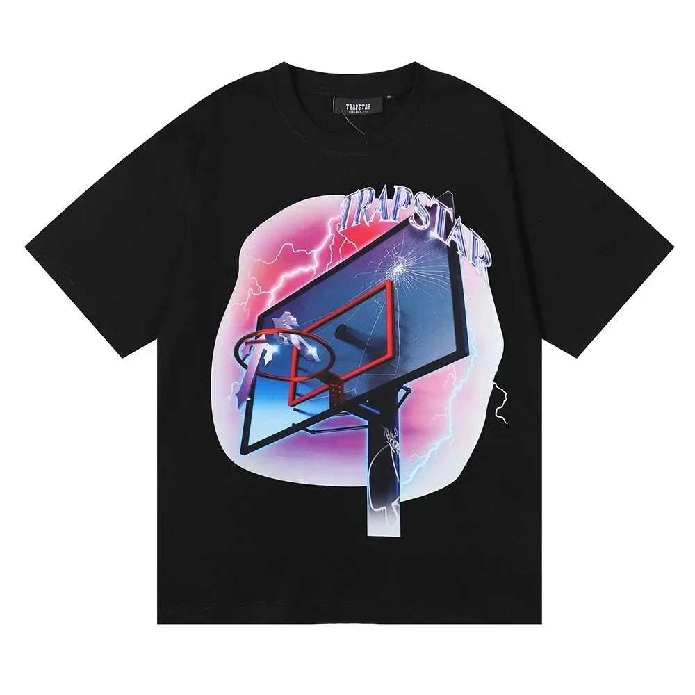 Trapstar Trapstar Basketball Print T-Shirt Black Black - 1