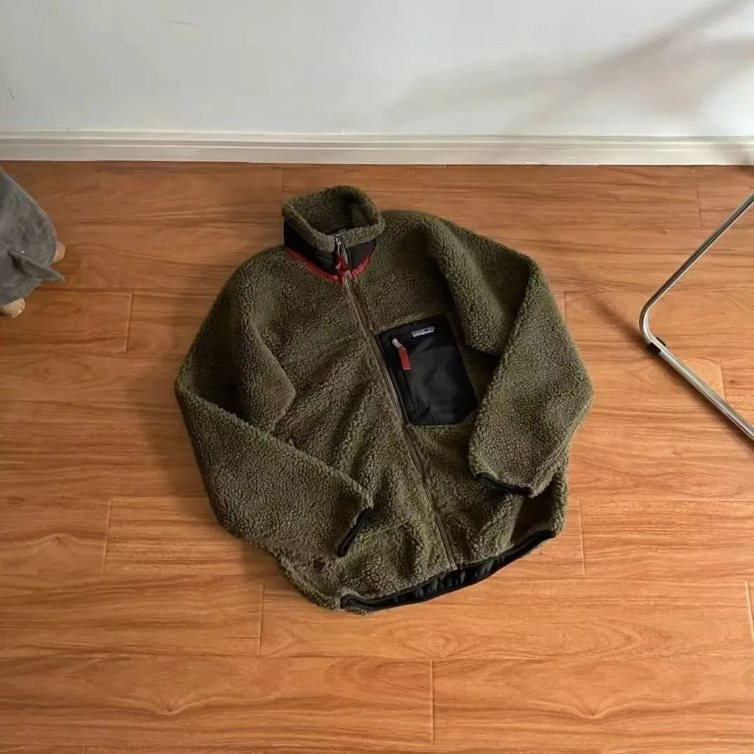 Patagonia Patagonia Nano Puff Olive Green Fleece Jacket Green - 1