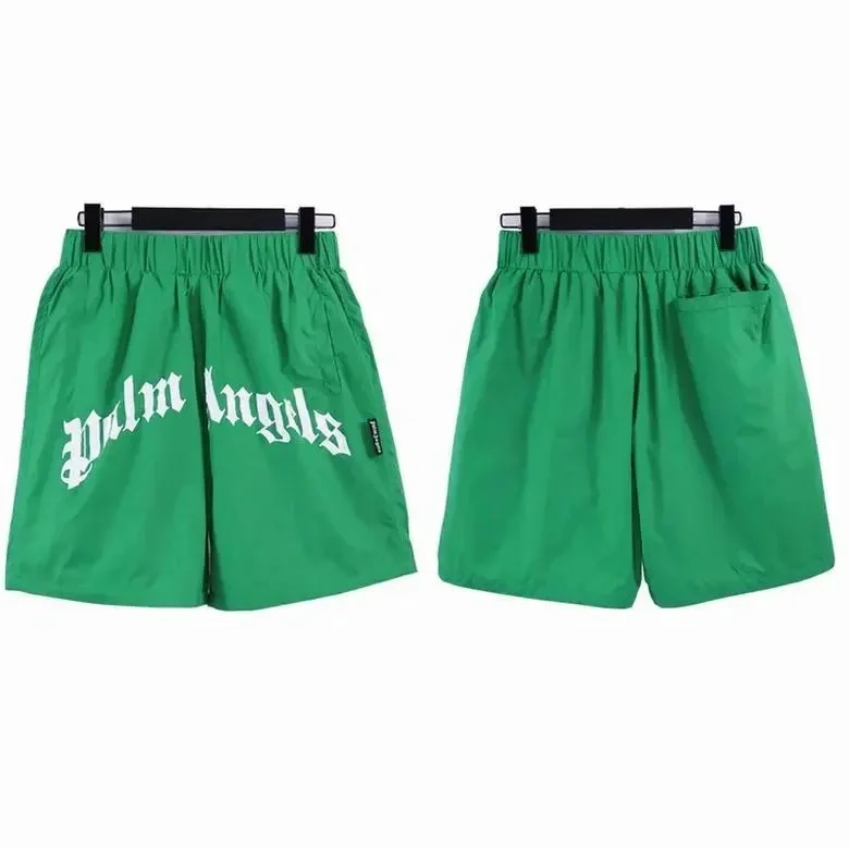 Palm Angels Palm Angels Bear Green Shorts Green - 1