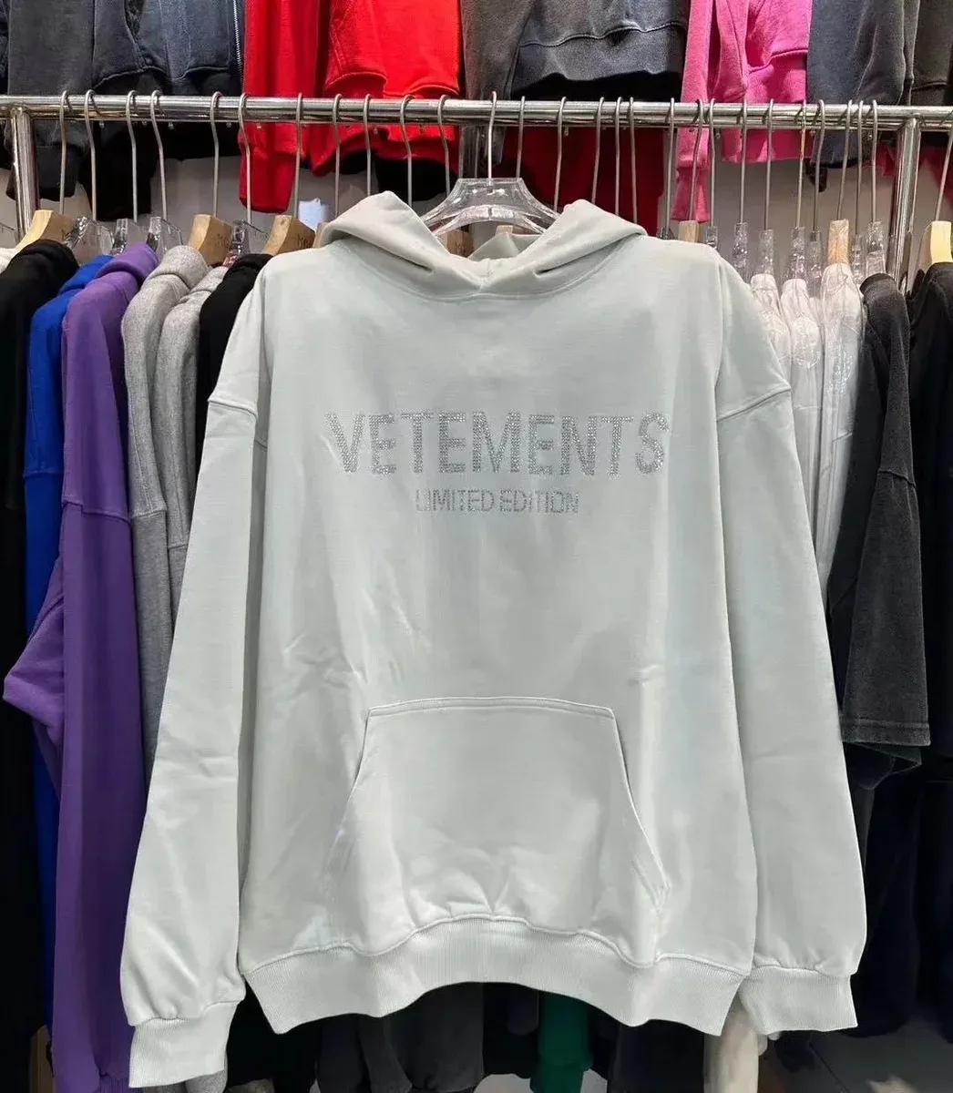 Vetements Vetements Limited Edition Hoodie White Cotton Sweatshirt White - 1