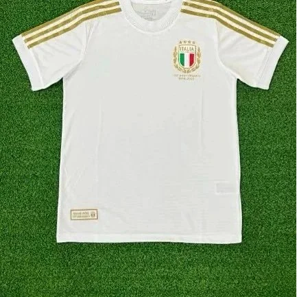 Adidas Adidas Italy Home Jersey White Gold White - 1