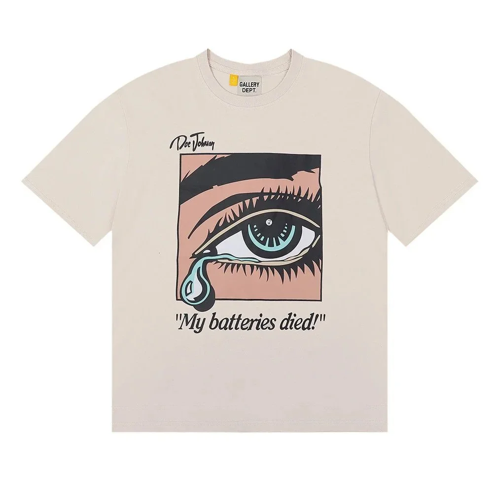 Gallery Dept. Gallery Dept. 'My Batteries Died' T-Shirt Beige Beige - 1