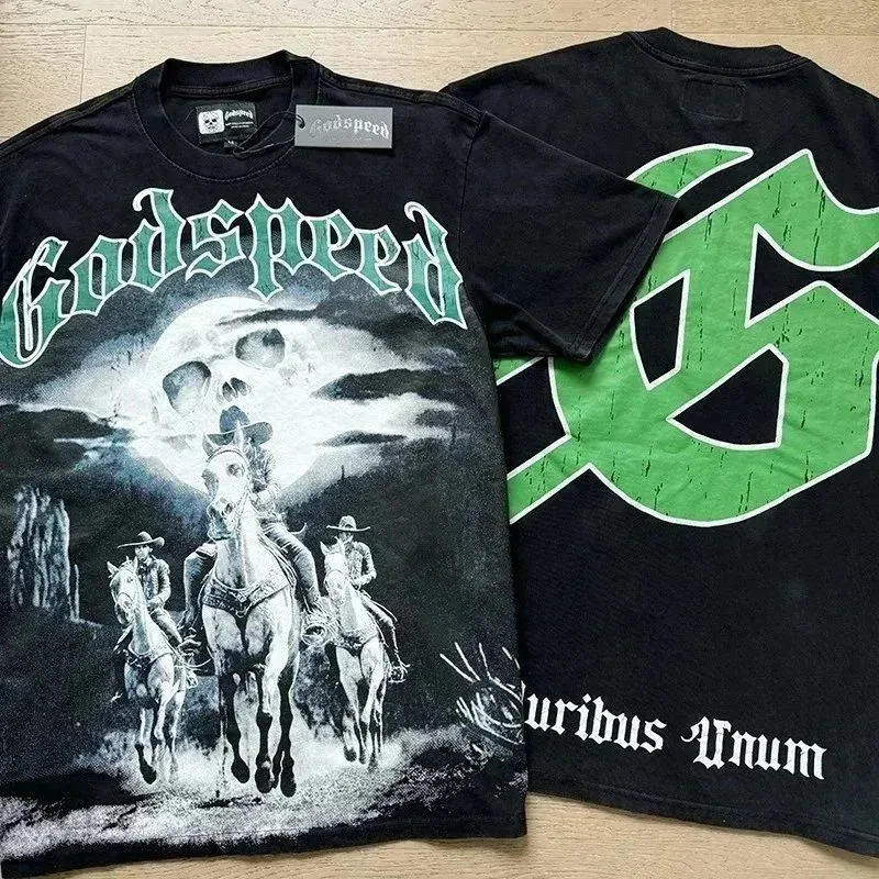 Godspeed Godspeed 'Curibus Unum' Black T-Shirt Black - 1
