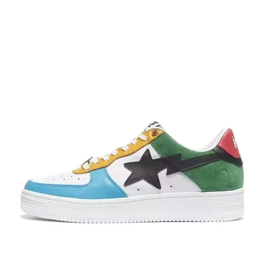 A Bathing Ape A Bathing Ape BAPE STA Triple Color Low Top Sneaker Multicolor - 1