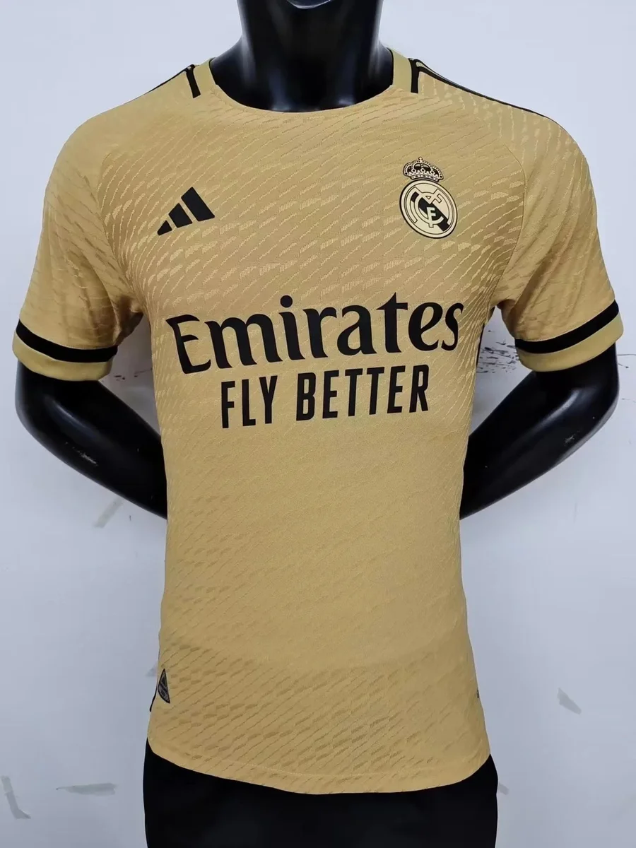 Real Madrid Adidas Real Madrid Gold Jersey Gold - 1