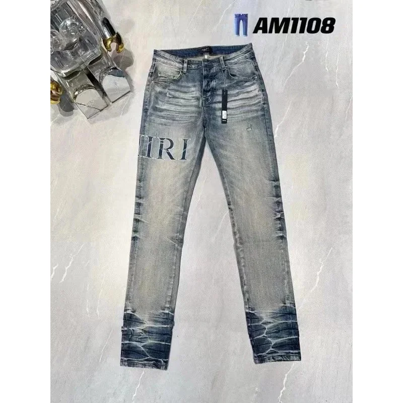 Amiri Amiri AM1108 Distressed Jeans Blue - 1