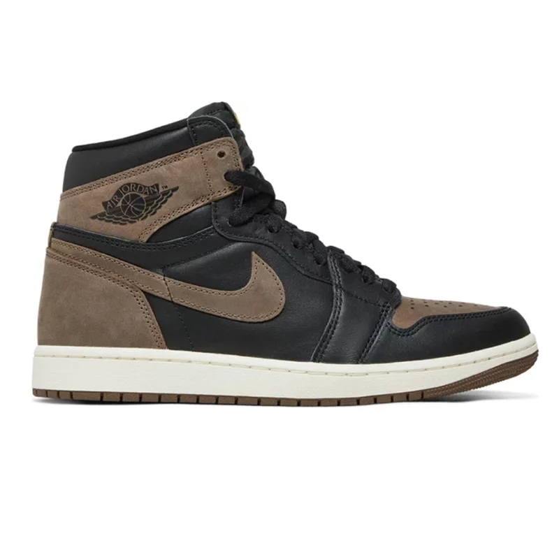 Jordan Nike Air Jordan 1 High Black Taupe Sneakers Black - 1